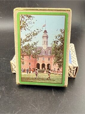 Congress Playing Cards Cel-u-tone Finish “The Capitol - Williamsburg”